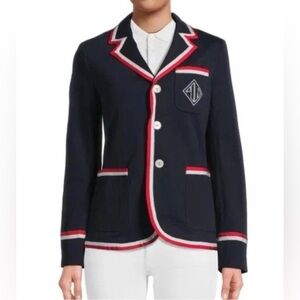 Polo Ralph Lauren, French pattern Navy, Blazer with Red and White Trim